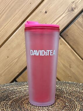 DAVIDsTEA Frosted Pink Iced Tea Tumbler 473ml